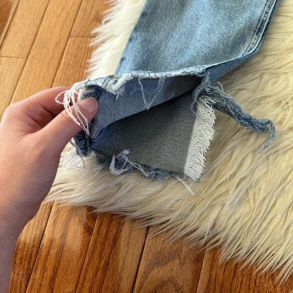 AGOLDE Buttonfly Nico High Rise Slim Jeans Headlines Size 24 - Picture 8 of 11